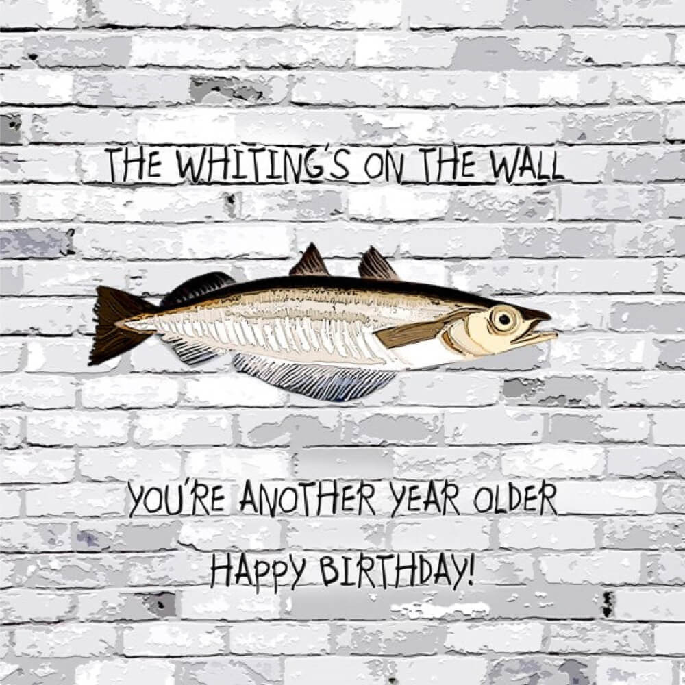Fishermans birthday card