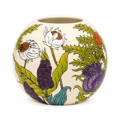 Thistlebud Ceramic Vase