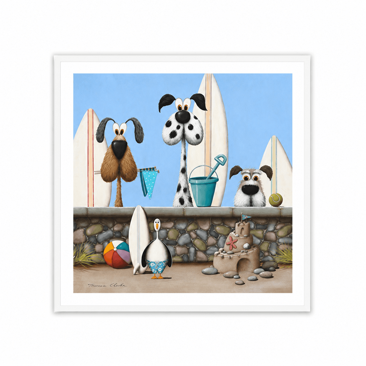 Beach Boys | Framed Print by Simon Clarke