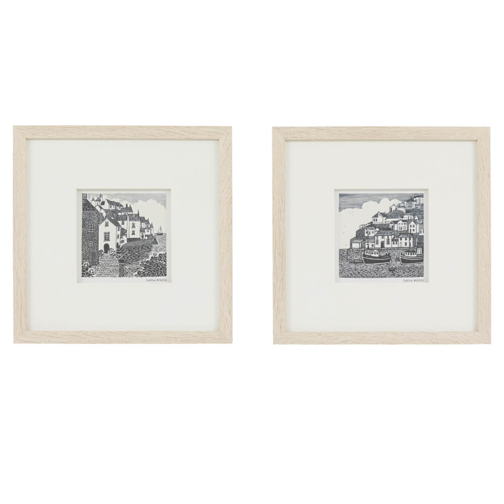 Tidal Tales II | Framed Print Set of 2 by Laura Bolton