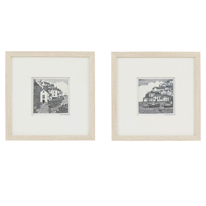 Tidal Tales II | Framed Print Set of 2 by Laura Bolton