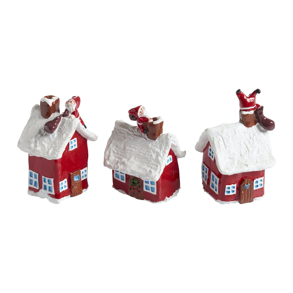 Set of 3 Tomtesson Houses