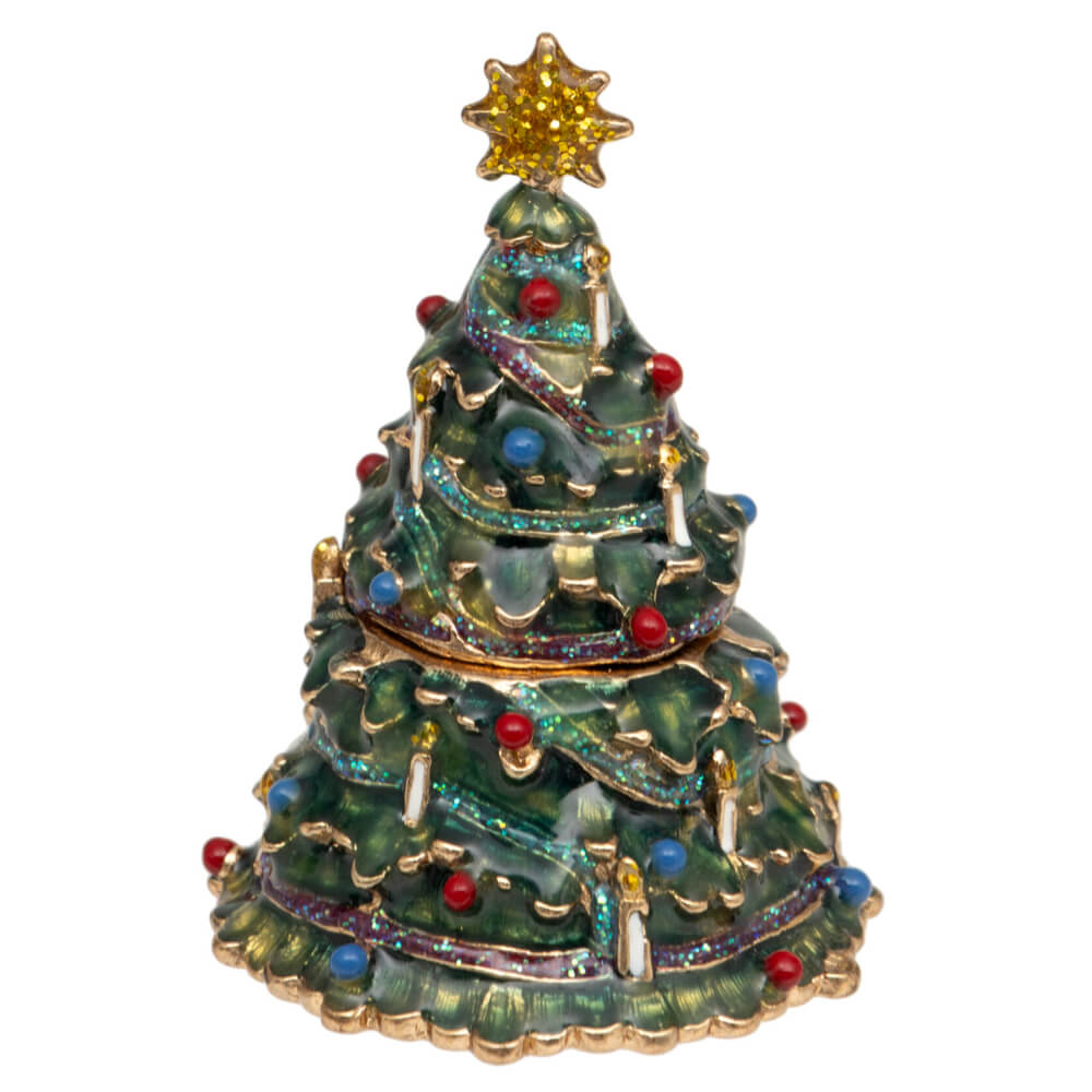 Christmas Tree Trinket Box | Red Lobster Gallery