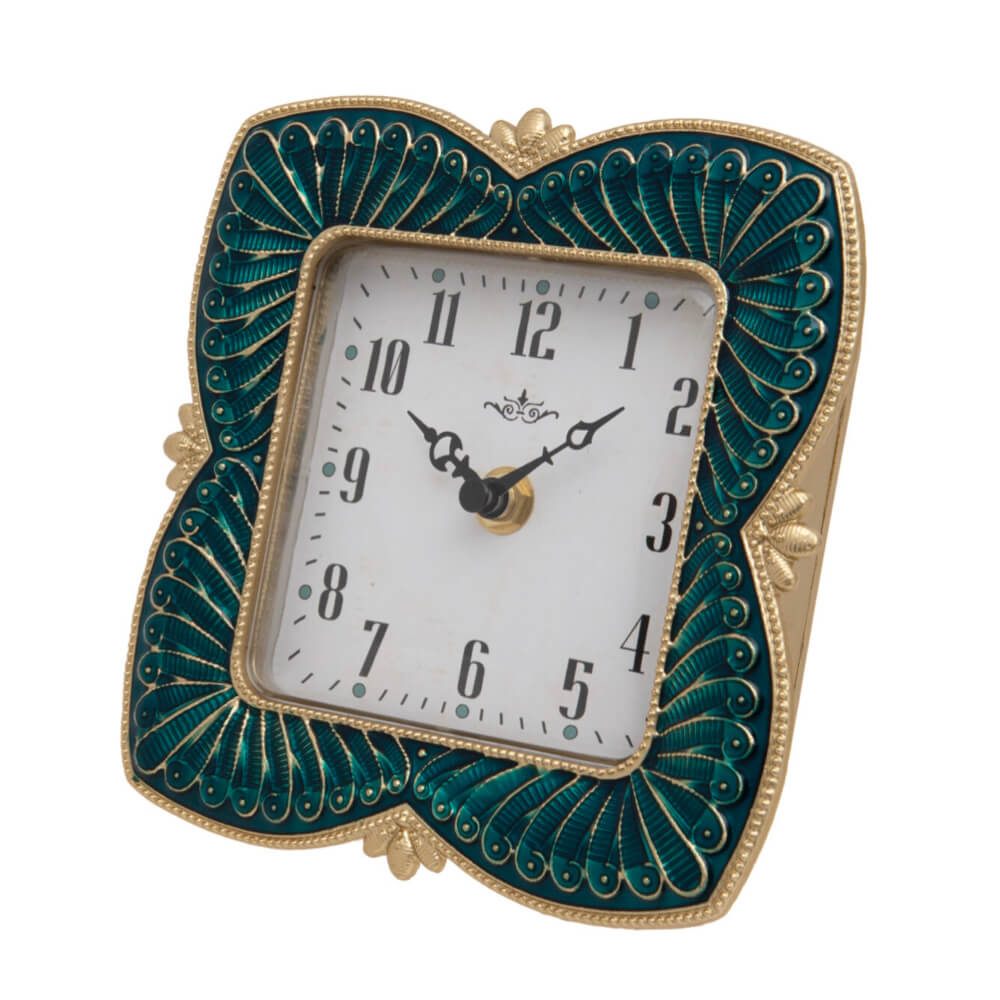 Azure Enamel Clock | Red Lobster Gallery