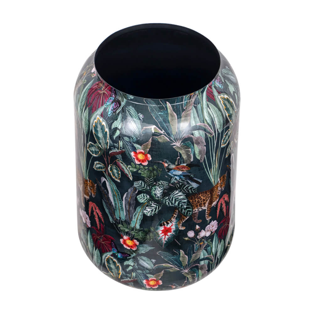 Tropical Floral Vase