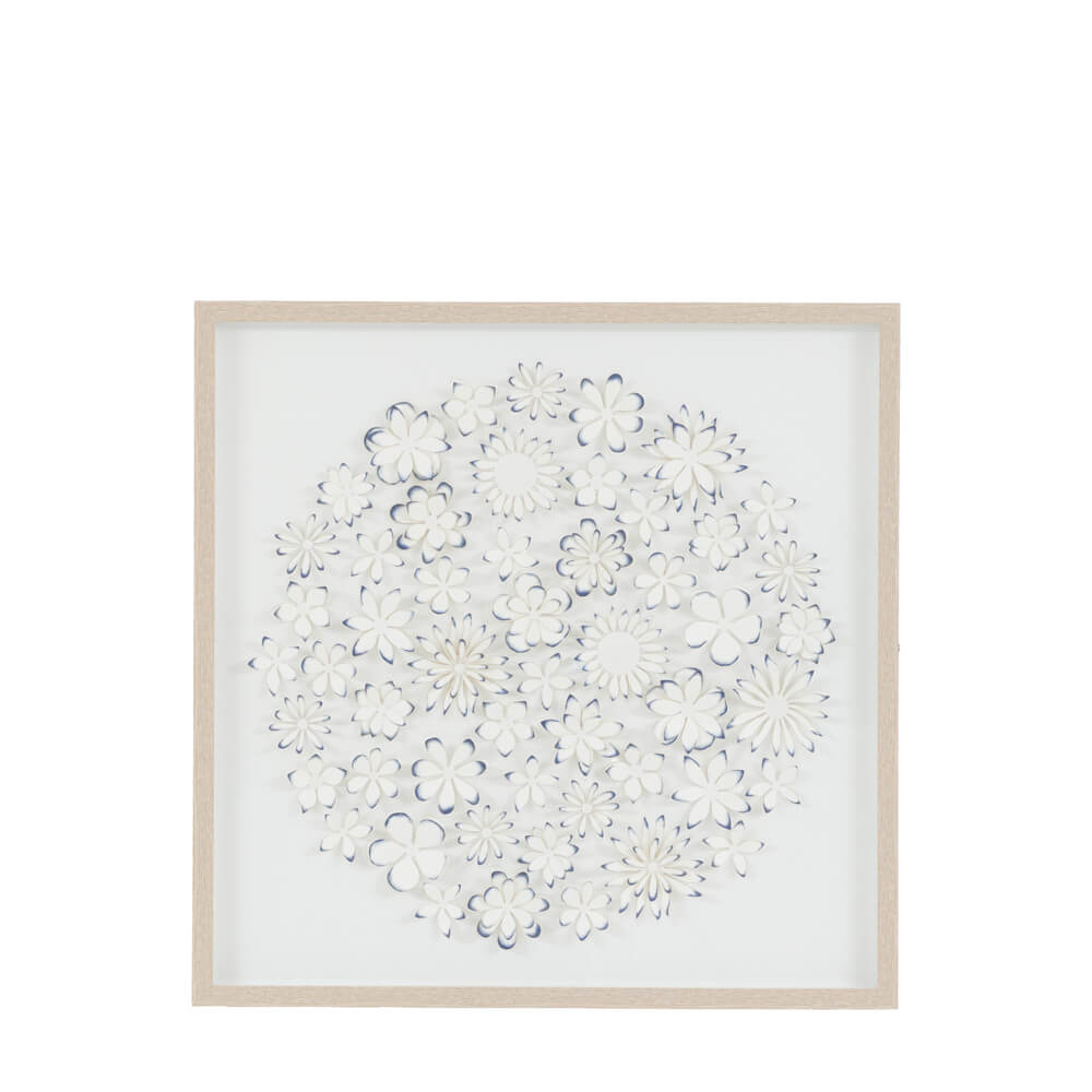 Unfurling Petals | Framed 3D Art by Nicole McHugh