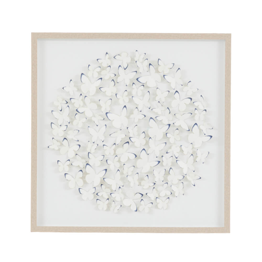 Unfurling Wings | Framed 3D Print by Nicola McHugh