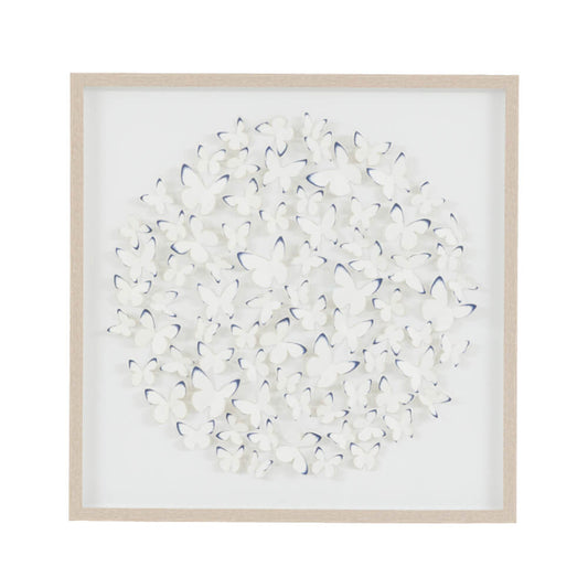 Unfurling Wings | Framed 3D Print by Nicola McHugh