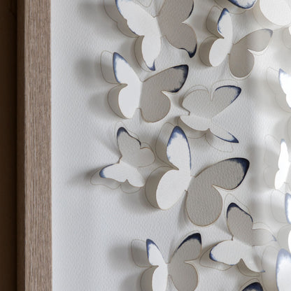 Unfurling Wings | Framed 3D Print by Nicola McHugh