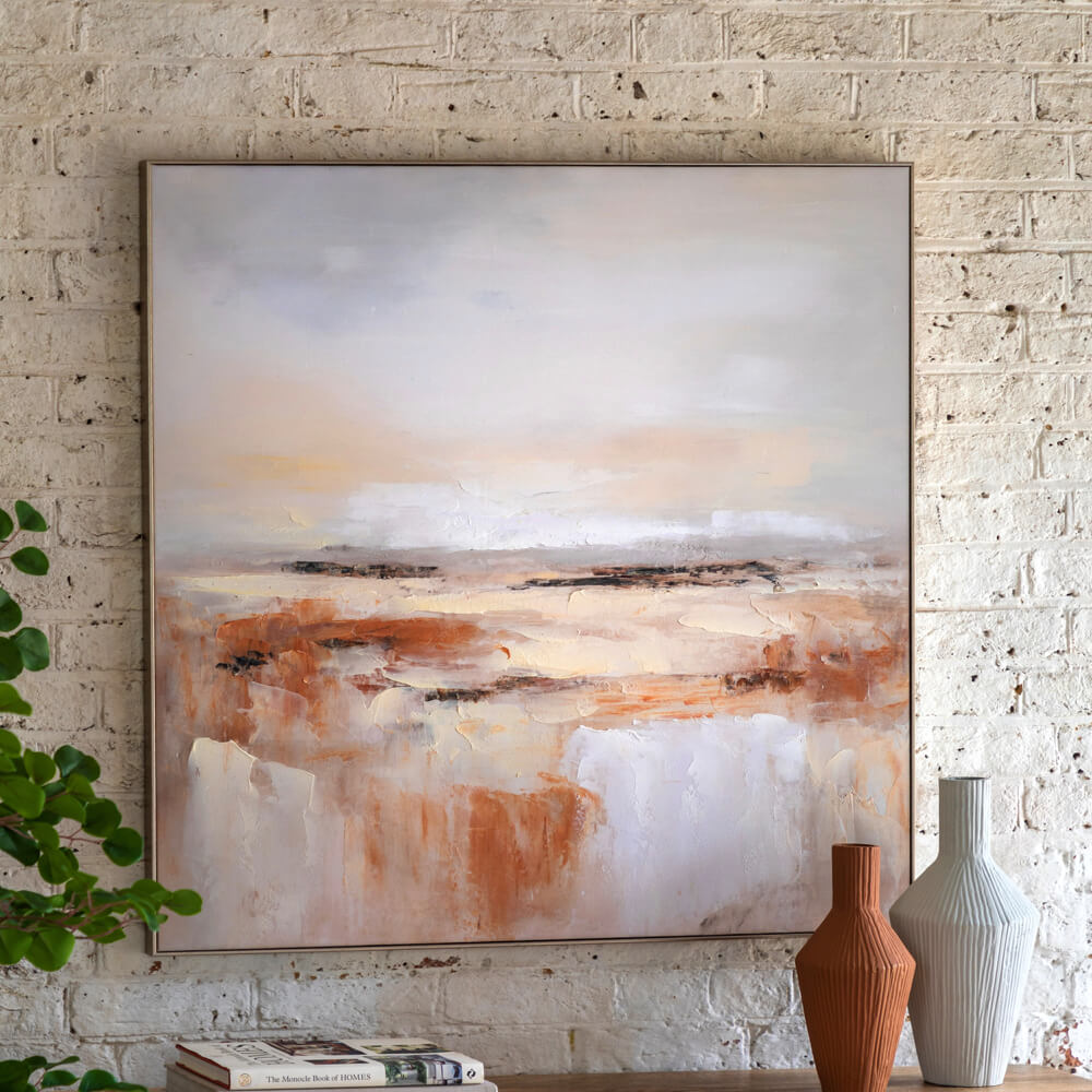 Warm Haze | Framed Canvas Print
