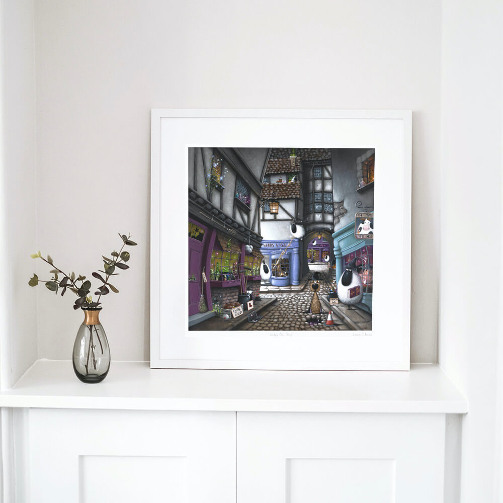 Watch Out Harry | Framed Print by Simon Clarke