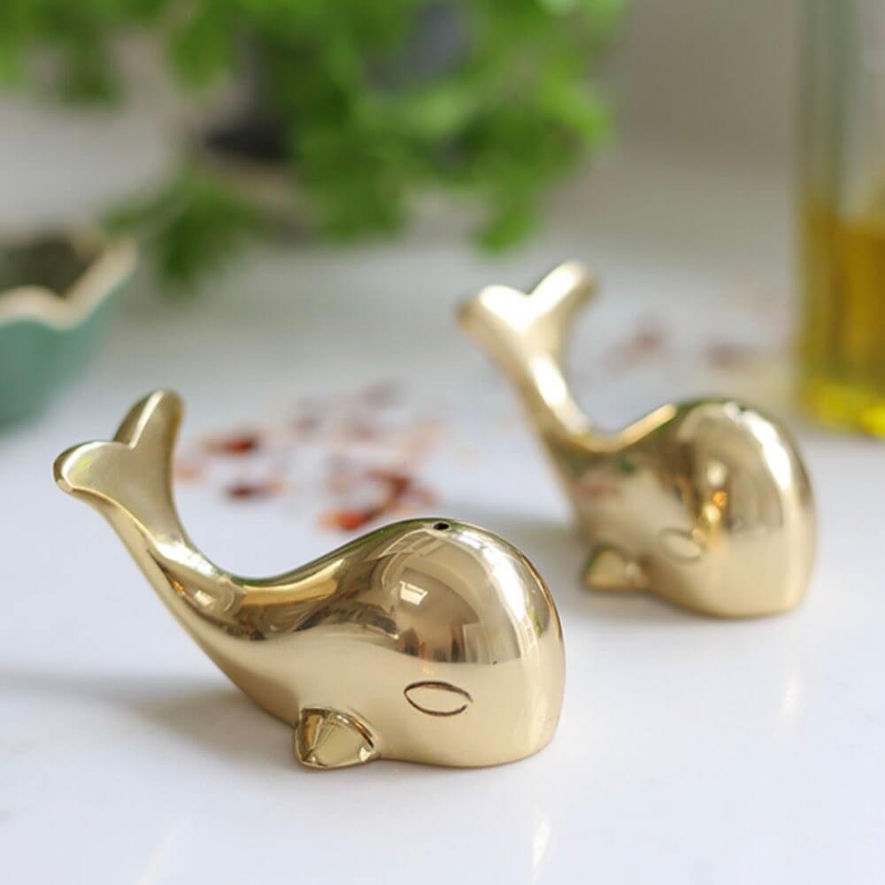 Whale Salt & Pepper Set