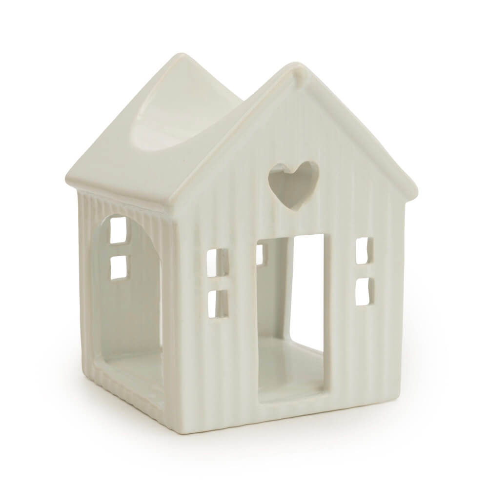 Ceramic White House Wax Burner