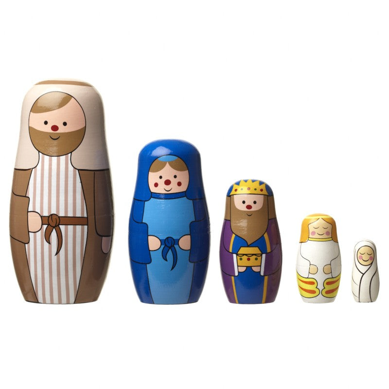 Wooden Nativity Set | 5 Pieces