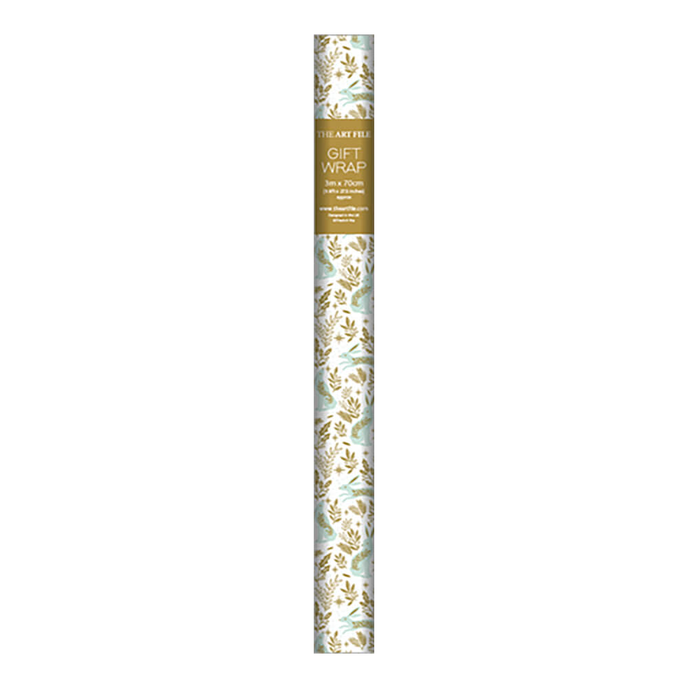 Hare & Holly 3m Roll Wrapping Paper | Red Lobster Gallery