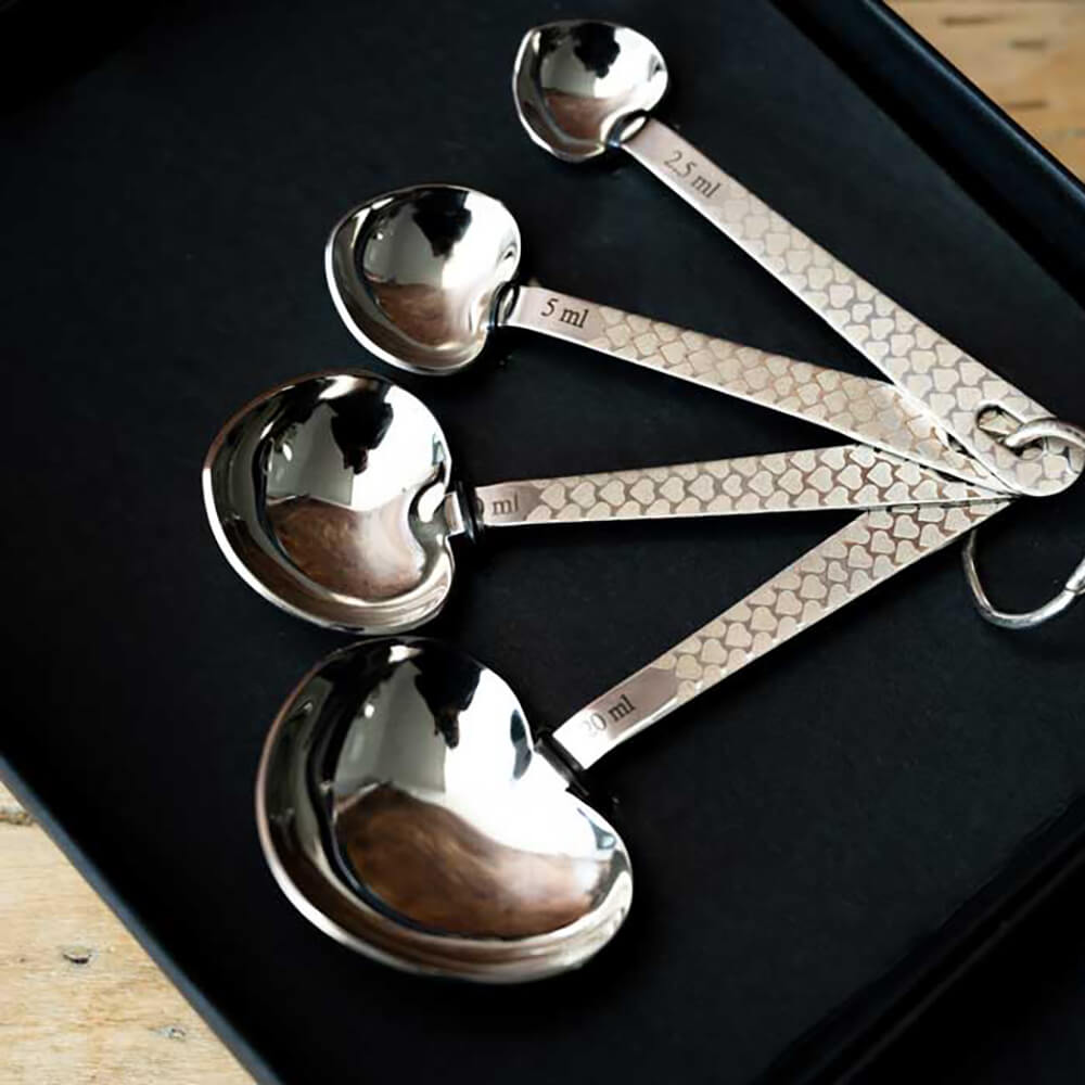 Heart Measuring Spoon Set