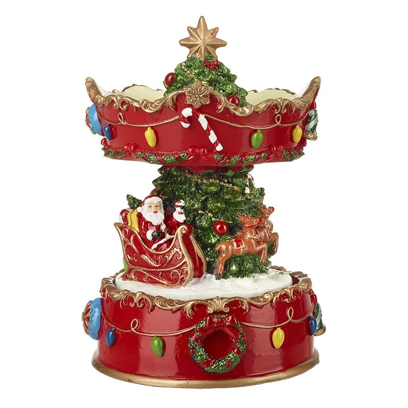 Santa Merry Go Round - Carousel with Music