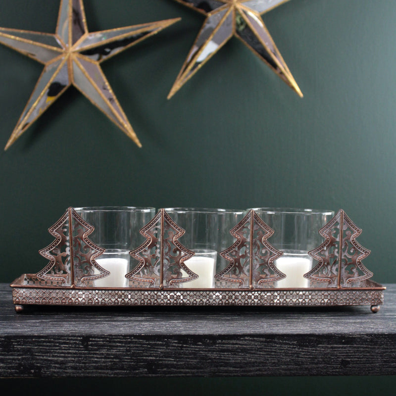 4 Trees Metal Candleholder | Red Lobster Gallery