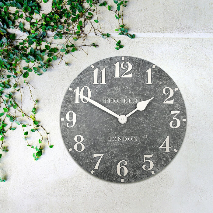 20" Outdoor Arabic Clock | Cement | Red Lobster Gallery | Sheringham