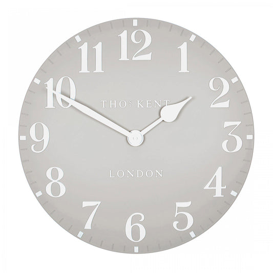 20" Arabic Wall Clock | Dove Grey