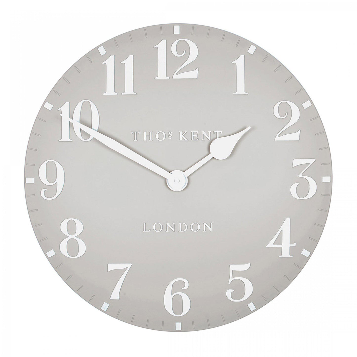 20" Arabic Wall Clock | Dove Grey