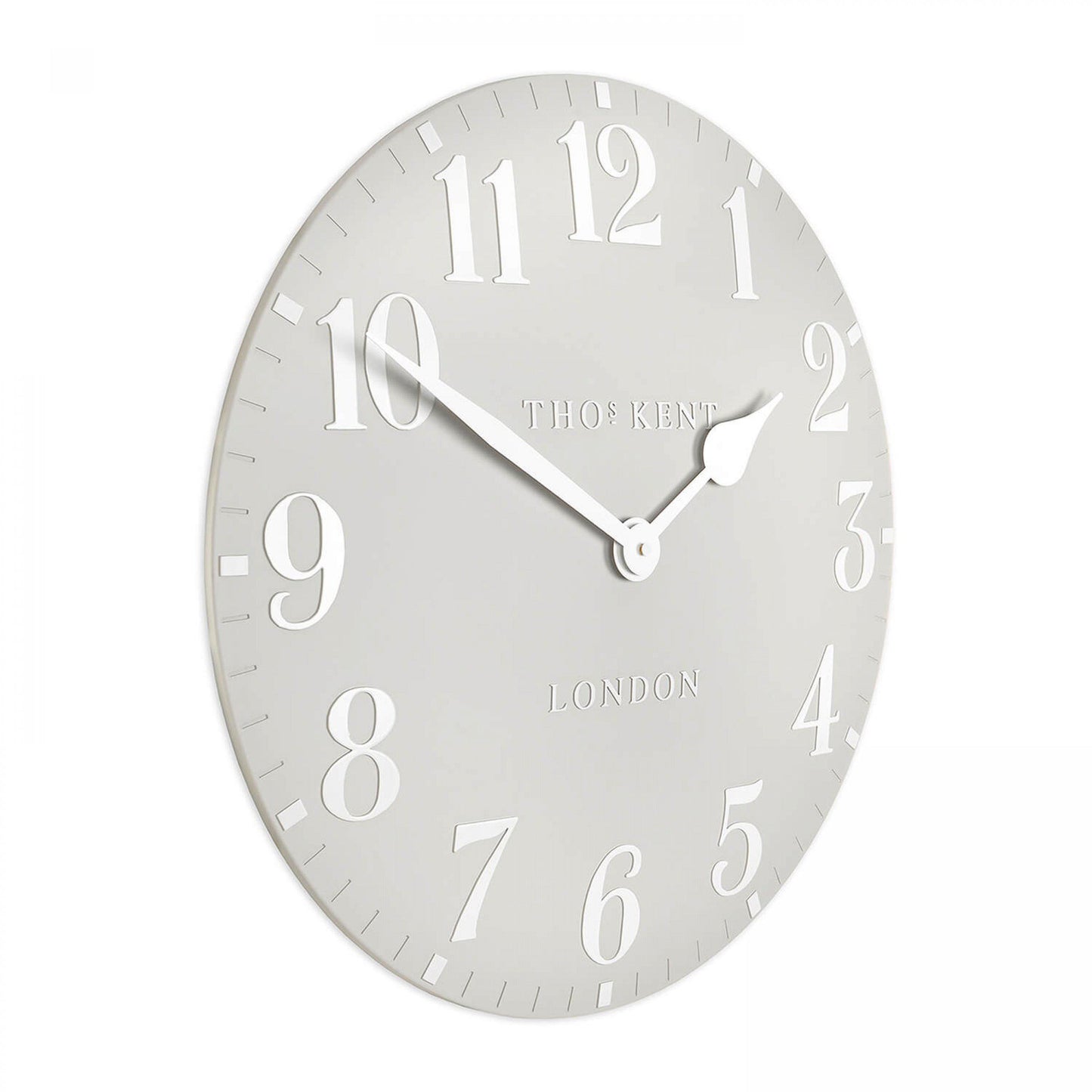 20" Arabic Wall Clock | Dove Grey