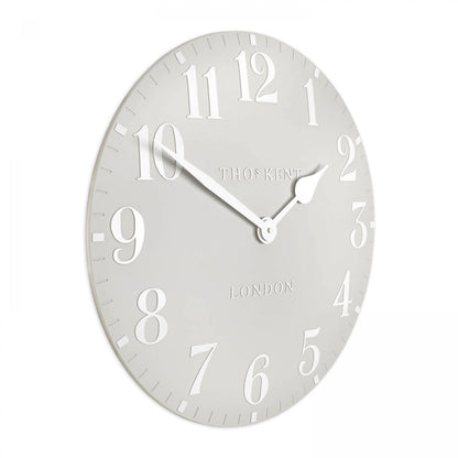 20" Arabic Wall Clock | Dove Grey