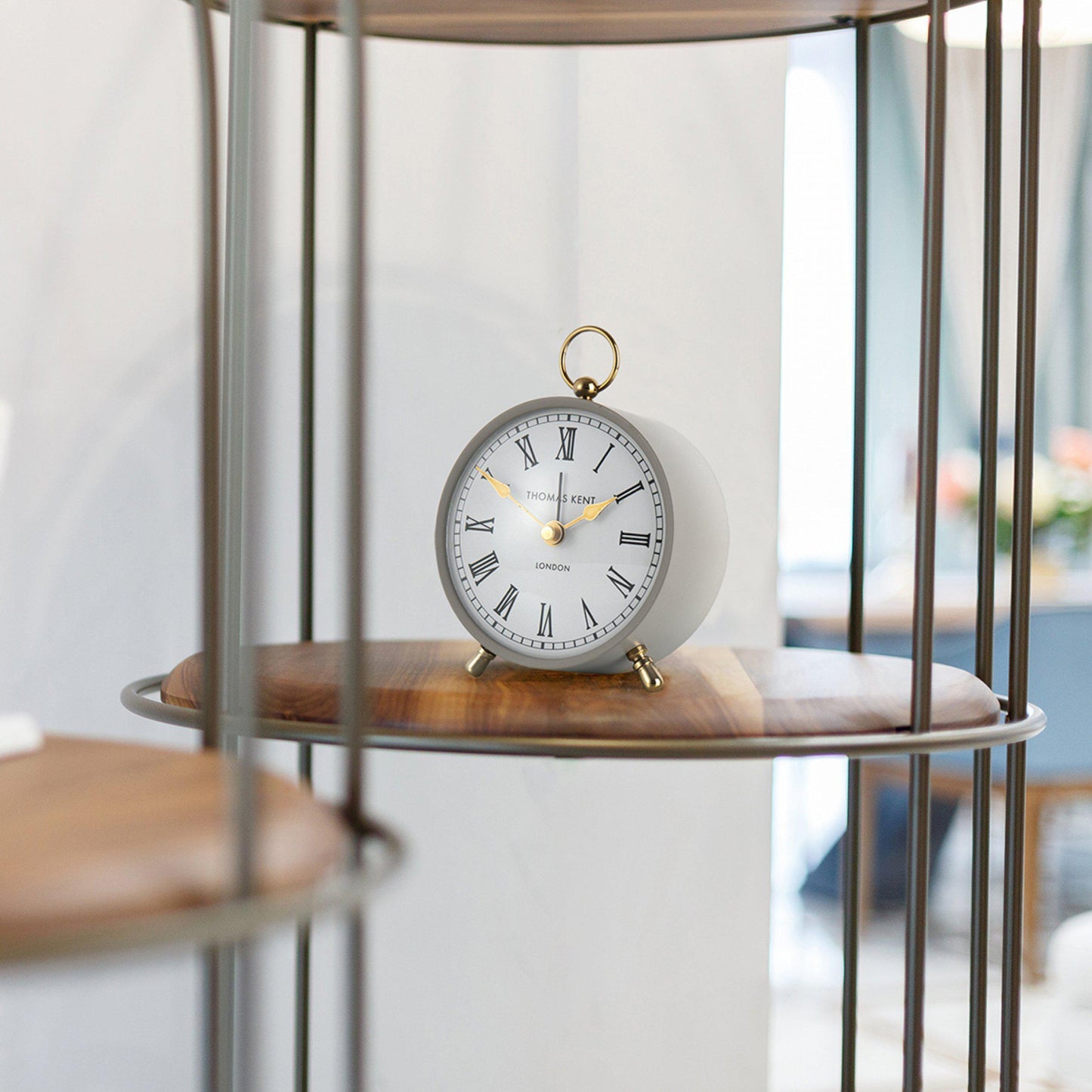 4" Mantel Alarm Clock | Dove