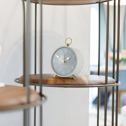4" Mantel Alarm Clock | Pearl