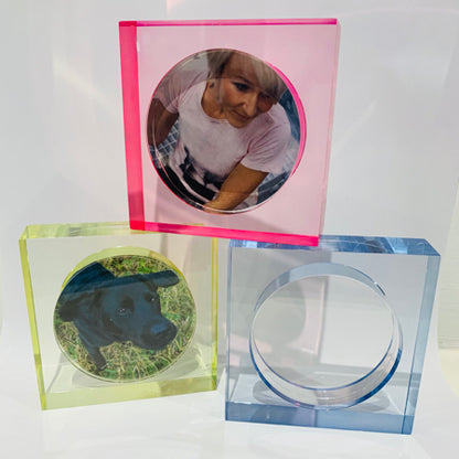 Contemporary Double Sided Photo Frame