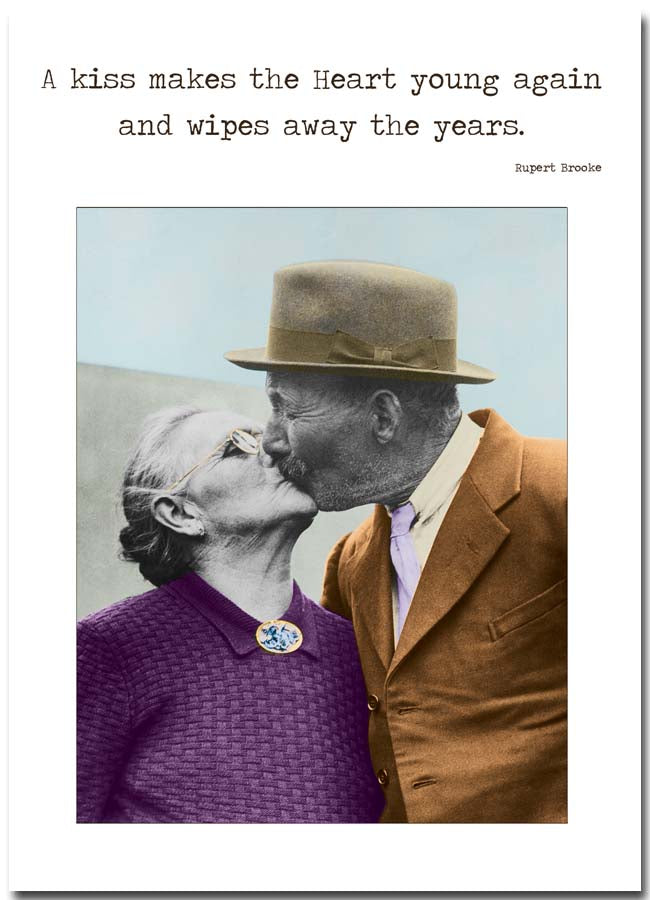 A Kiss Wipes Away The Years | Card