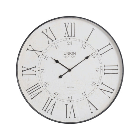 Antique Grey Wall Clock | CLICK & COLLECT ONLY