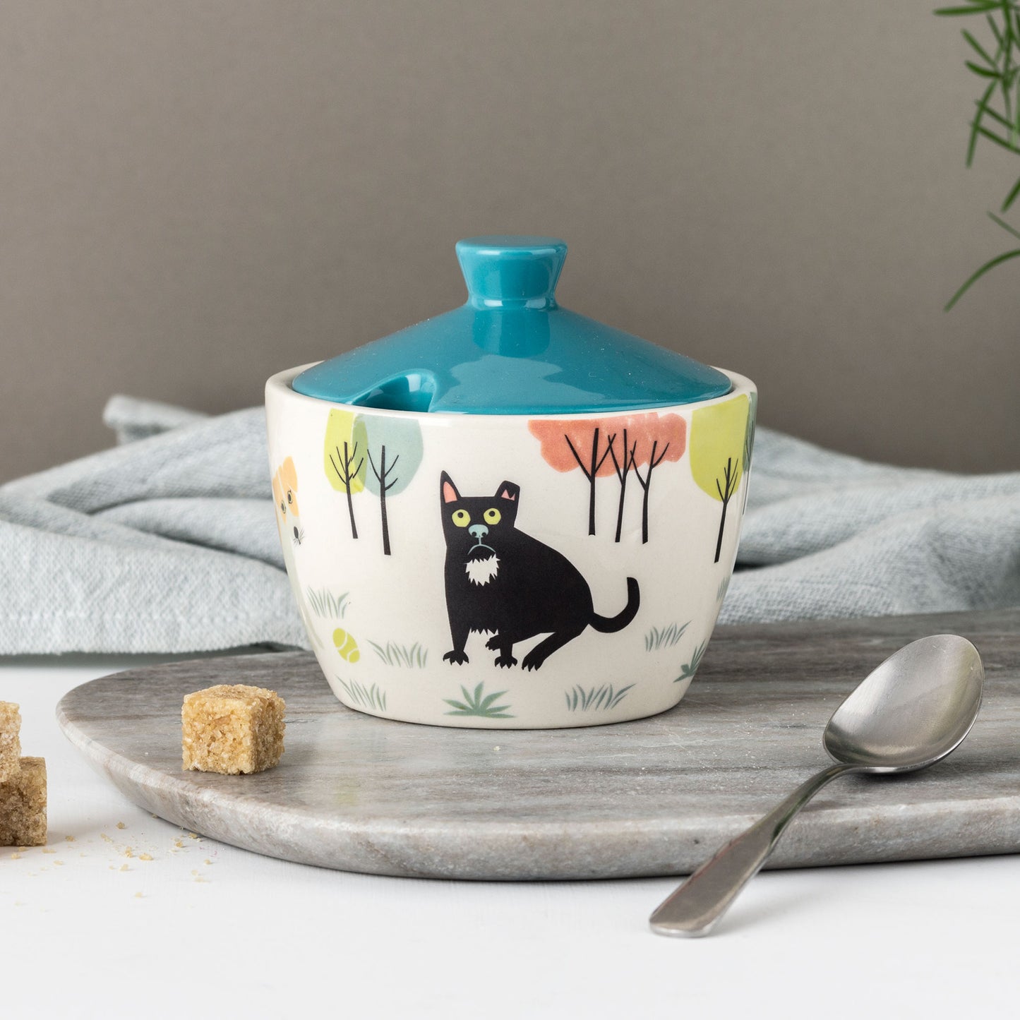 Dog Sugar Pot by Hannah Turner | Red Lobster Gallery 