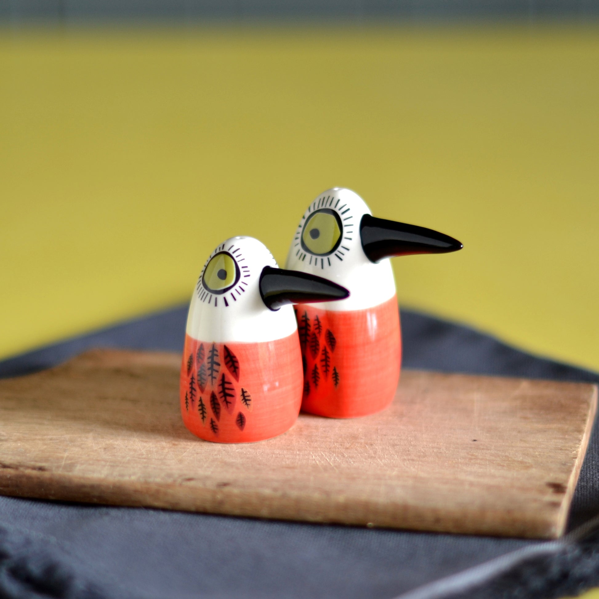 Hannah Turner Red Bird Salt & Pepper | Red Lobster Gallery