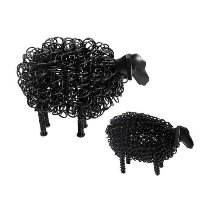 Wiggly Black Sheep & Lamb