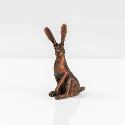 Sitting Hare Bonsai Bronze