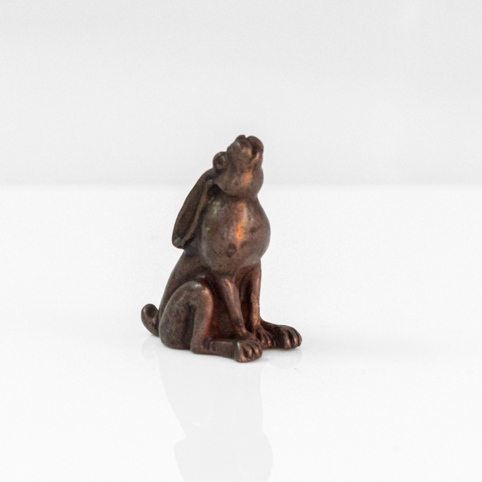 Moon Gazing Hare | Solid Bonsai Bronze