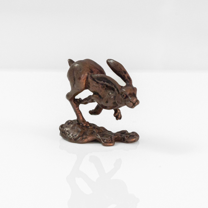 Running Hare | Solid Bonsai Bronze