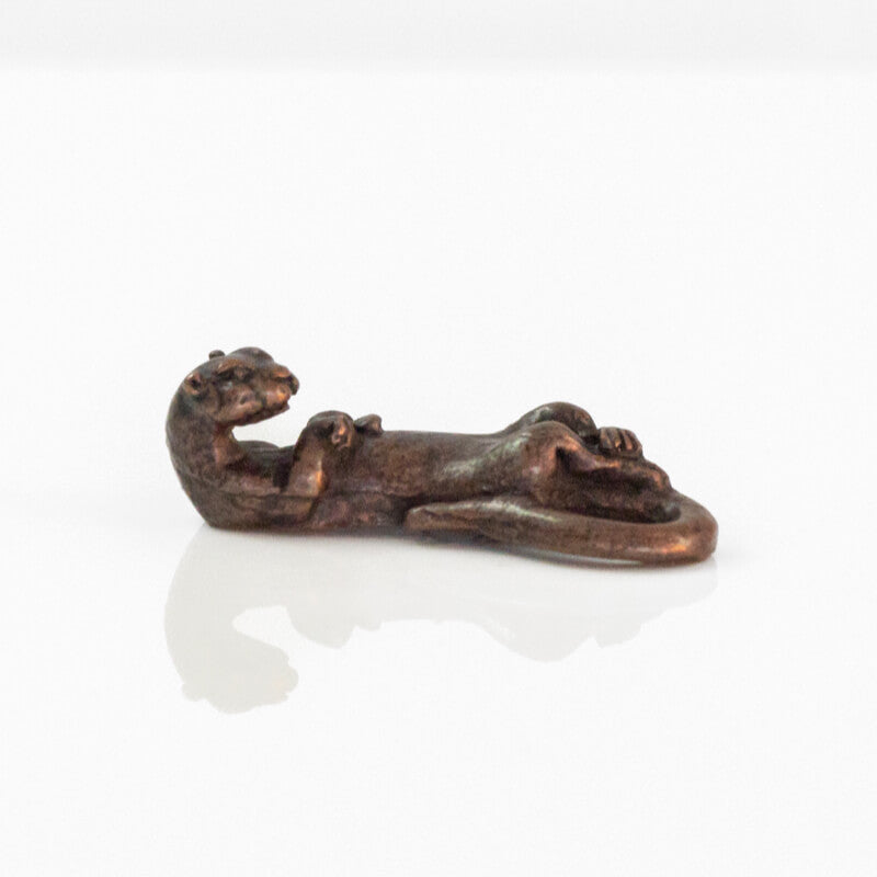 Otter on Back | Bonsai Bronze | Red Lobster Gallery | Sheringham 