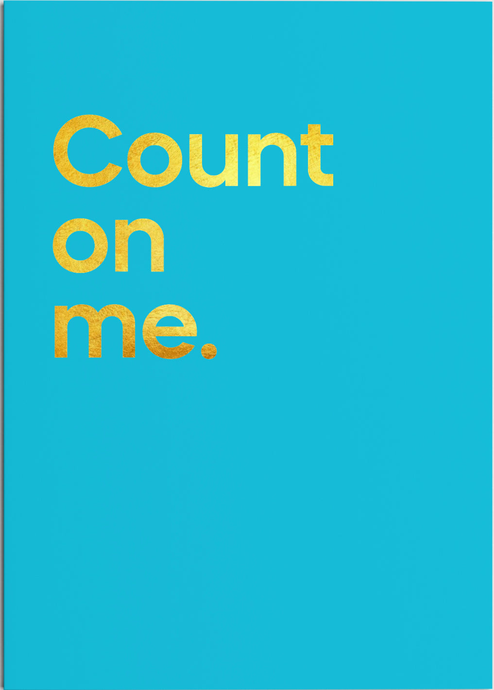 Count On Me – Bruno Mars | Card