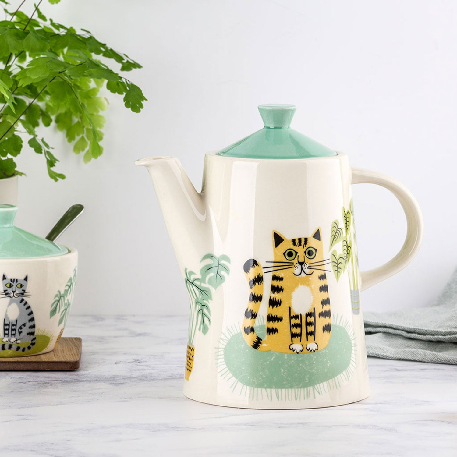 Hannah Turner Cat Teapot | Red Lobster Gallery 