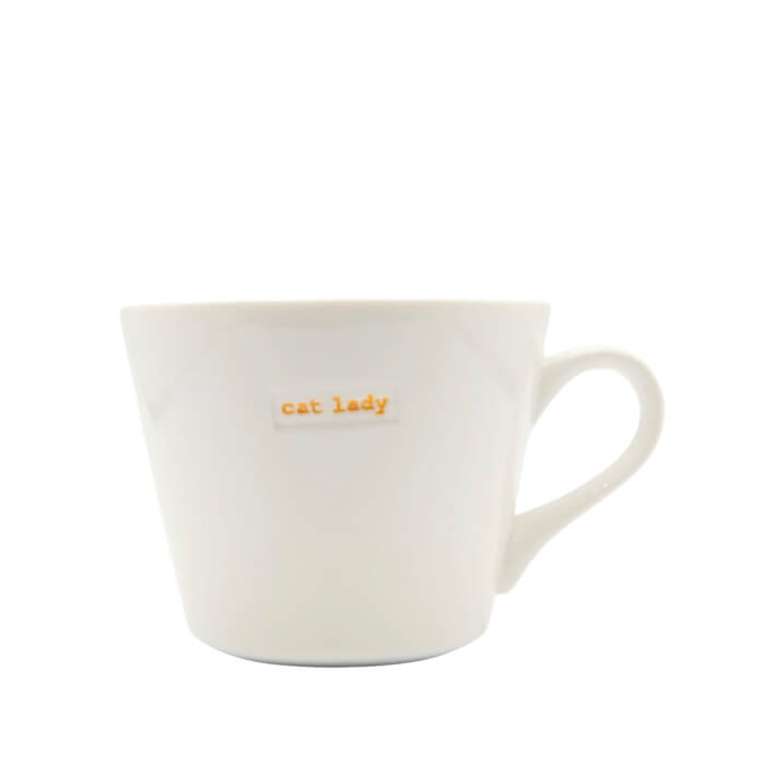 Cat Lady Bucket Mug