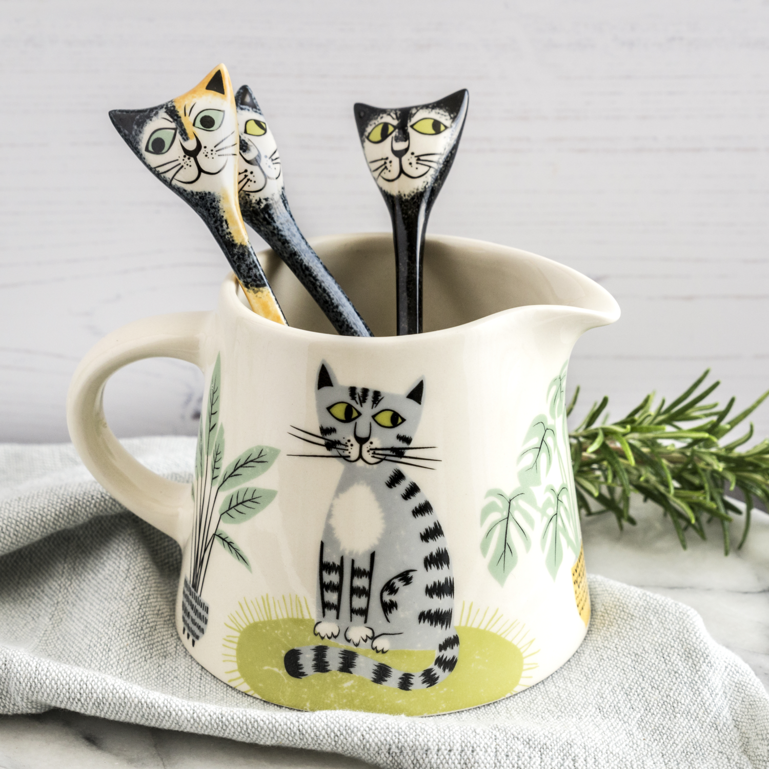 Cat Milk Jug by Hannah Turner | Red Lobster Gallery 