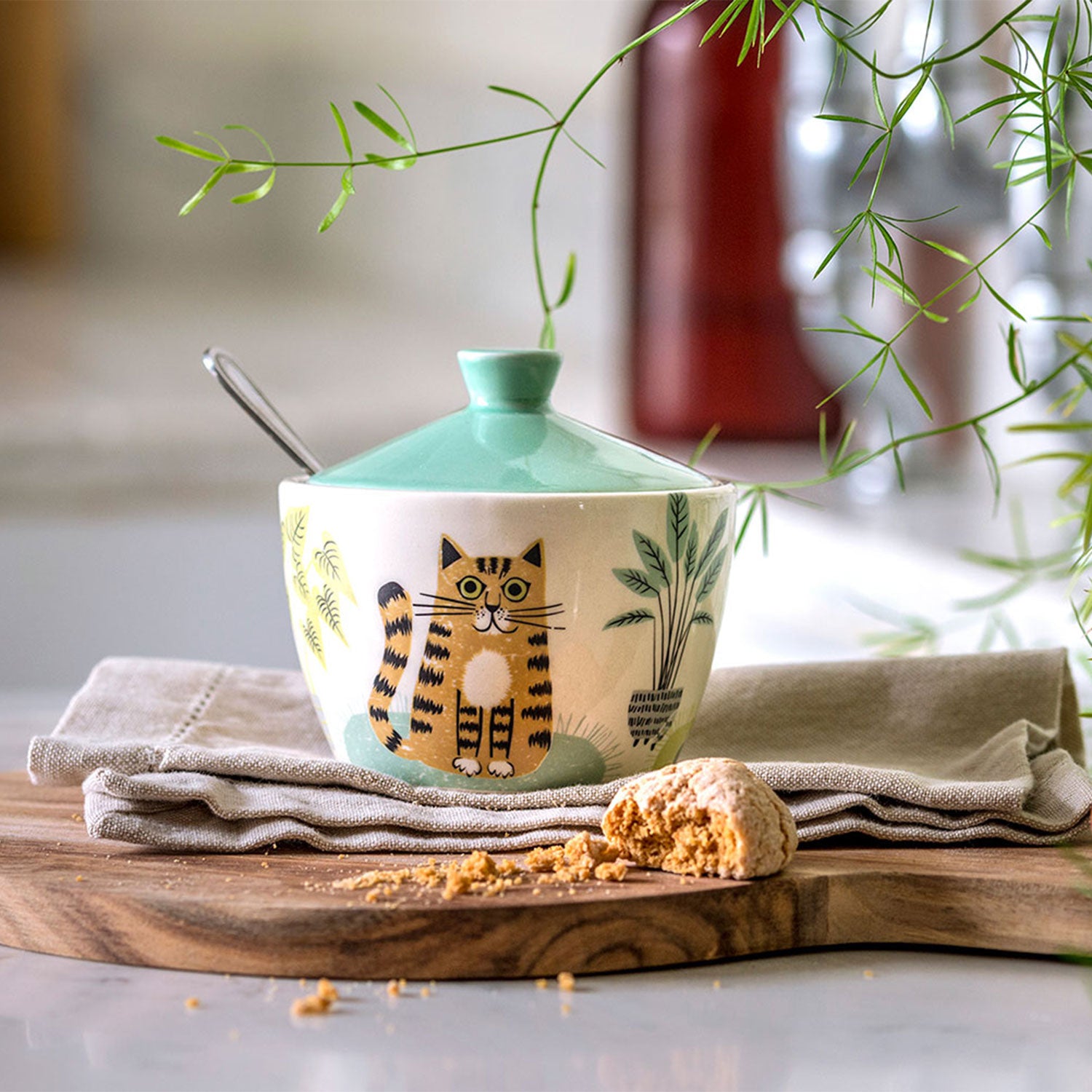 Cat Sugar Pot