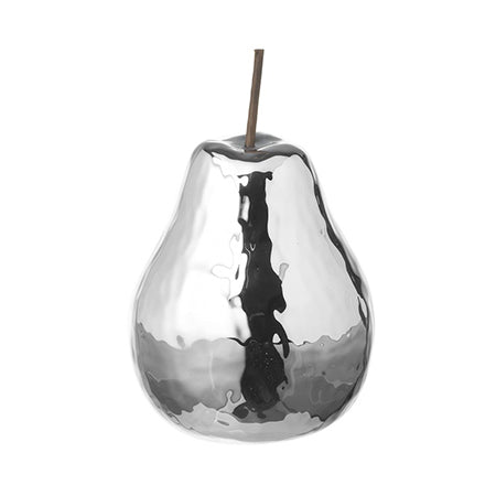 Ceramic Silver Pear | CLICK AND COLLECT ONLY