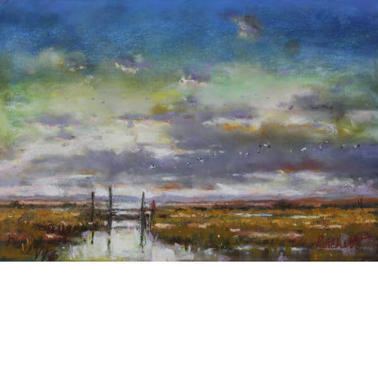 Cley Marshes by John Patchett | Original | CLICK & COLLECT ONLY
