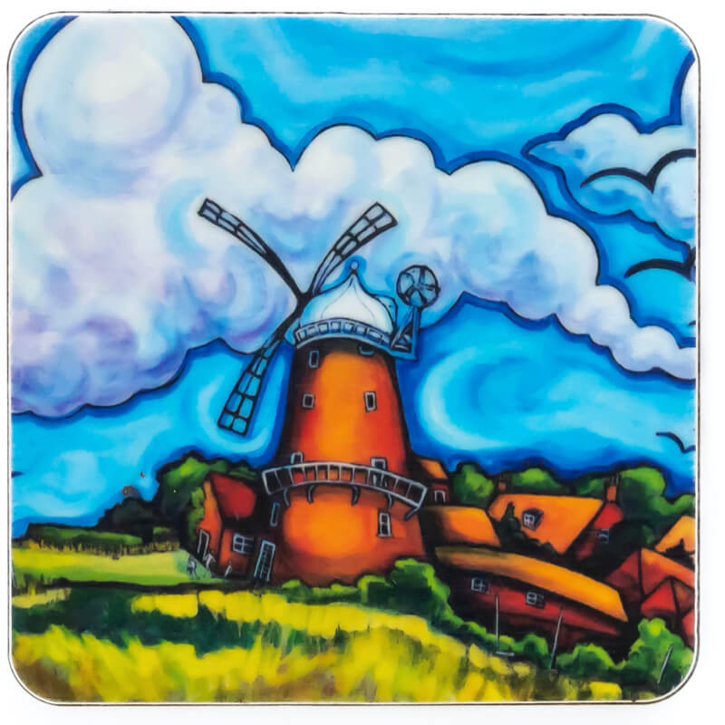 The Mill at Cley | Fridge Magnet by Emily Chapman | Red Lobster Gallery 
