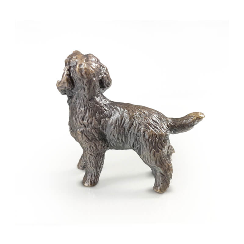 Miniature Bronze Cockapoo | Solid Bronze Sculptures at Red Lobster Gallery | Sheringham