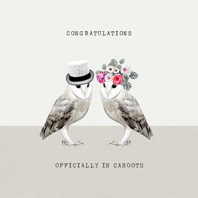 Congratulations Officially in Cahoots | Card