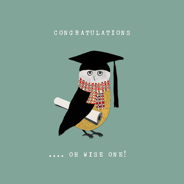 "Congratulations... Oh Wise One!"